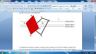 Scan Line Algorithm