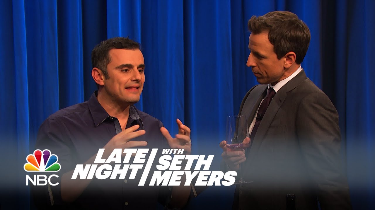 Wine Tasting with Gary Vaynerchuk and Eddie Redmayne, Part 1 - Late Night with Seth Meyers