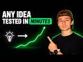 How To Test Any Trading Idea With AI &amp; TradingView (Before You Risk $1)