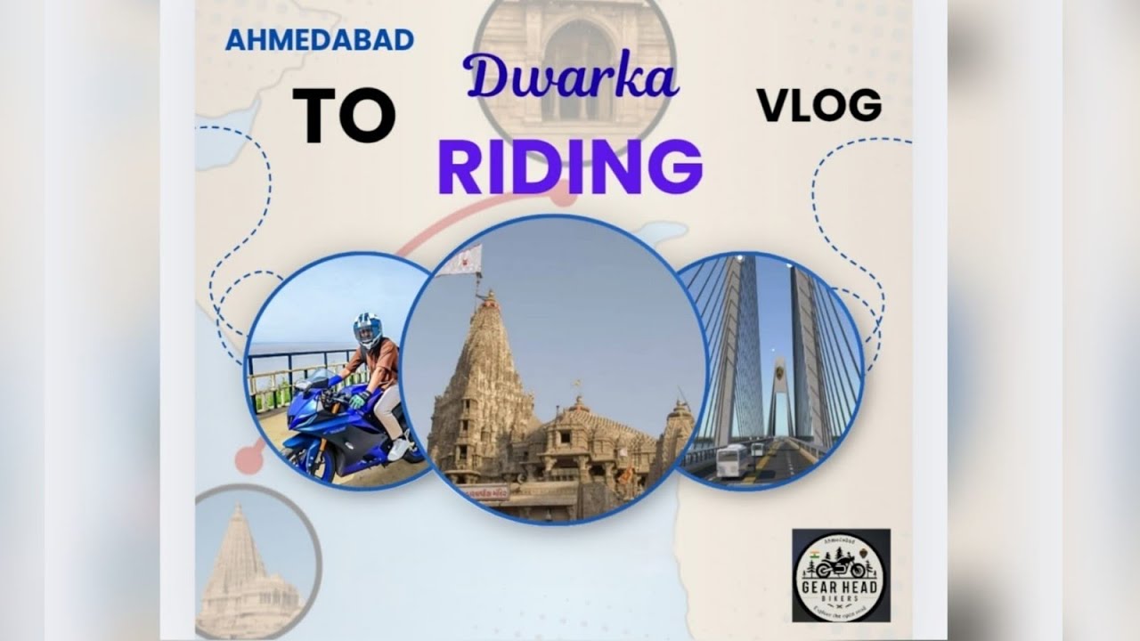 Dwarka Ride 🛕First Ever Bike Ride Vlog 🏍️ Ahmedabad to Dwarka Group Bike Ride