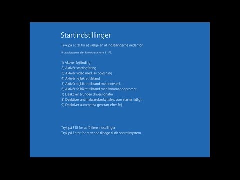 Video: Sådan Starter Du Windows I Sikker Tilstand