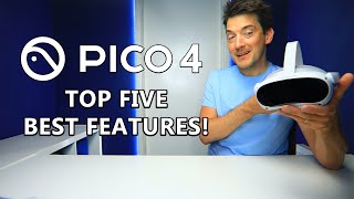 TOP 5 BEST FEATURES ABOUT THE PICO 4 VR HEADSET! #PICOXR #PICO4 #PICO4FUN
