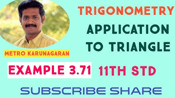 11th Std Maths Example 3.71 Ex.3.10 Two radar stations located 100kms apart each detect a fighter