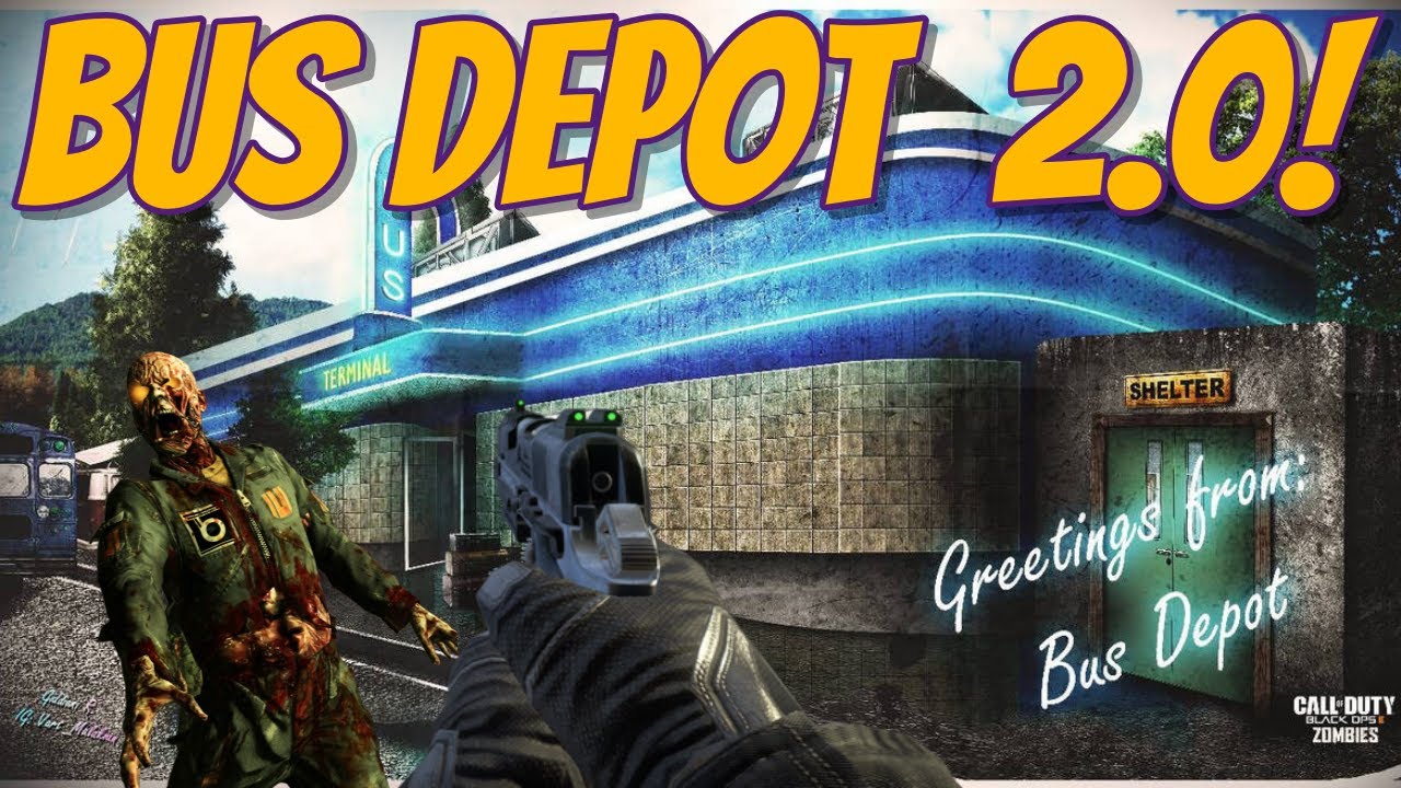 BUS DEPOT SURVIVAL OPEN BETA CUSTOM ZOMBIES MAP SHOWCASE YouTube