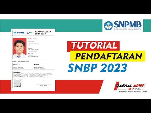 Cara Mendaftar SNBP 2023 - Tonton dulu Biar Nggak Keliru