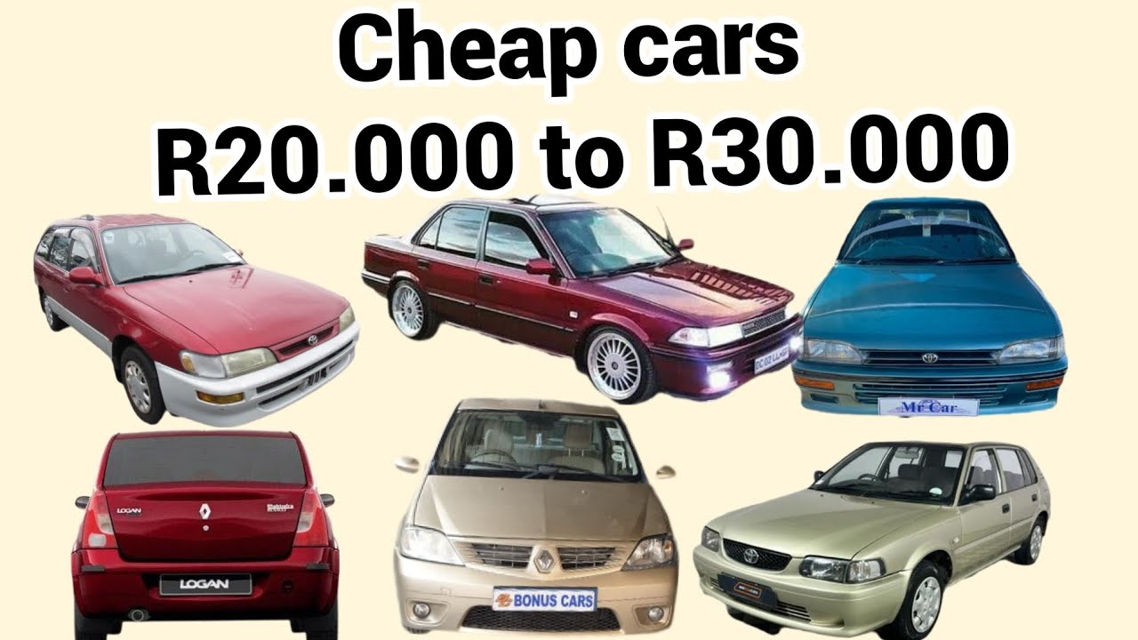 I find cheap carsR20.000 - R30.000 in durban sunday car 2nd hand car ...