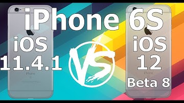 Speed Test : iPhone 6S - iOS 12 Beta 8 vs iOS 11.4.1 (iOS 12 Public Beta 6 Build 16A5357b)