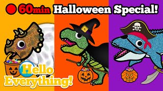 🔴Hello Everything!👀 Halloween LIVE | Drawing and Coloring with Glitter & Googly Eyes