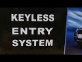 キーレスエントリー キット を付けてみた。　作動の様子　アンサーバック/ダミーセキュリティ付き キーレス