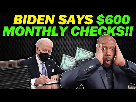 BIDEN’S $600 MONTHLY STIMULUS! $2000 4th Stimulus Check Update + $200 Social Security Update SSI