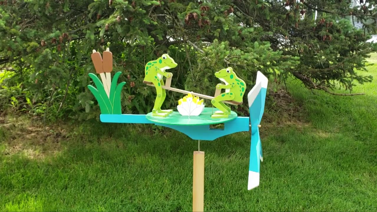 Frog Whirligig from The Winfield Collection - YouTube