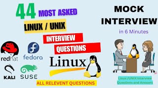 Most asked Linux Questions and Answers for Job Interview Preparation | Linux | 40 Command Must Know