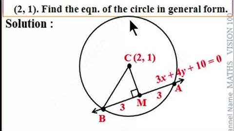 XII Maths, Chapter 5, Example 5.7, Two Dimensional Analytical Geometry-II