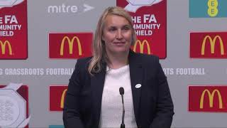 Chelsea 2-0 Man City - Emma Hayes - Post Match Press Conference - Women's Community Shield