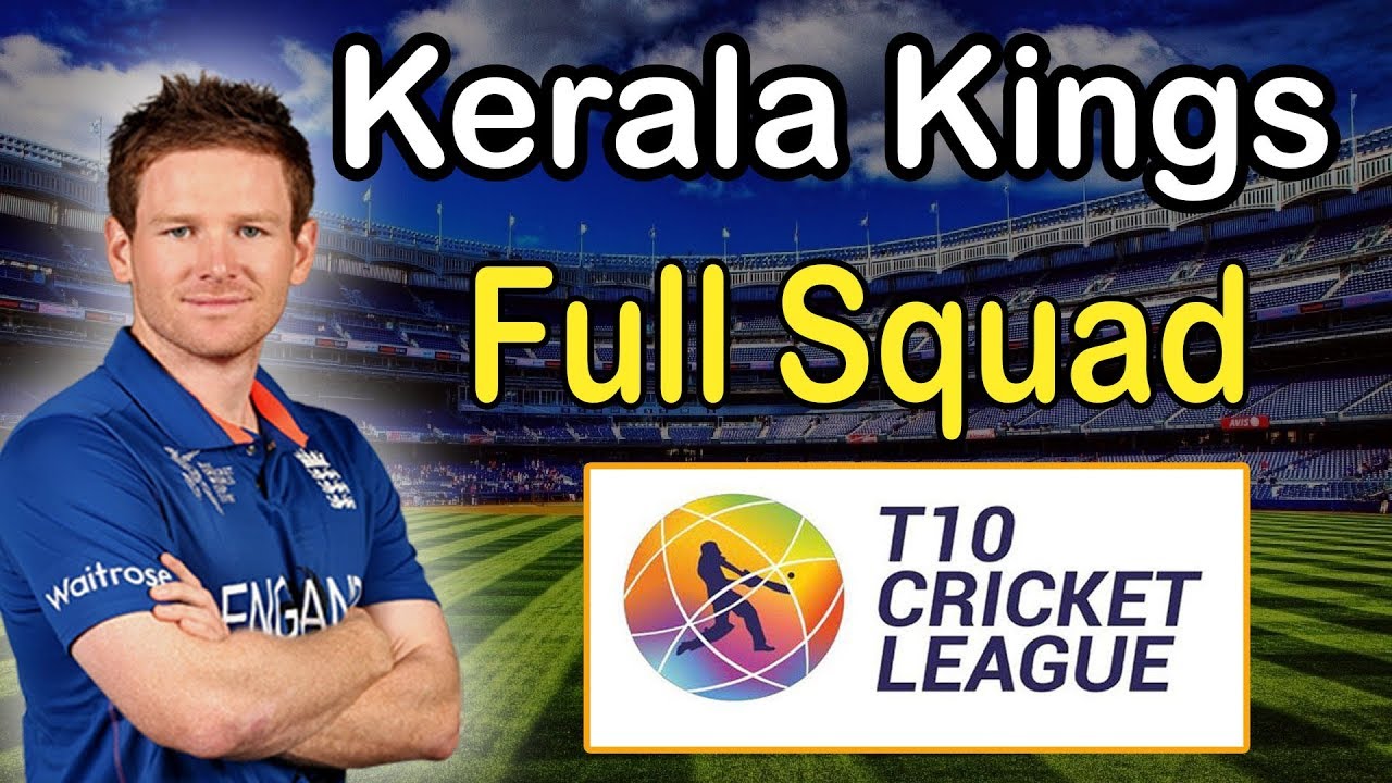 Kerala Kings Full Team Squad for T10 Cricket League 2017 Kerala