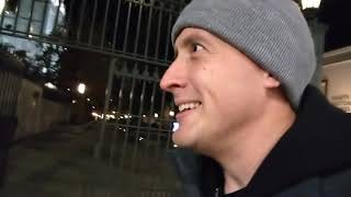 Last night at the North Gate of Temple Square?