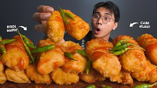 Sumpah Nagih Asmr Mukbang Risoles Ayam Mayo Kriuk Lumer Banget