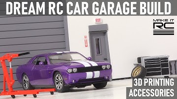 1/24 RC Model Car Shop Build Part 5: Designing, 3D Printing, and Painting Scale Accessories