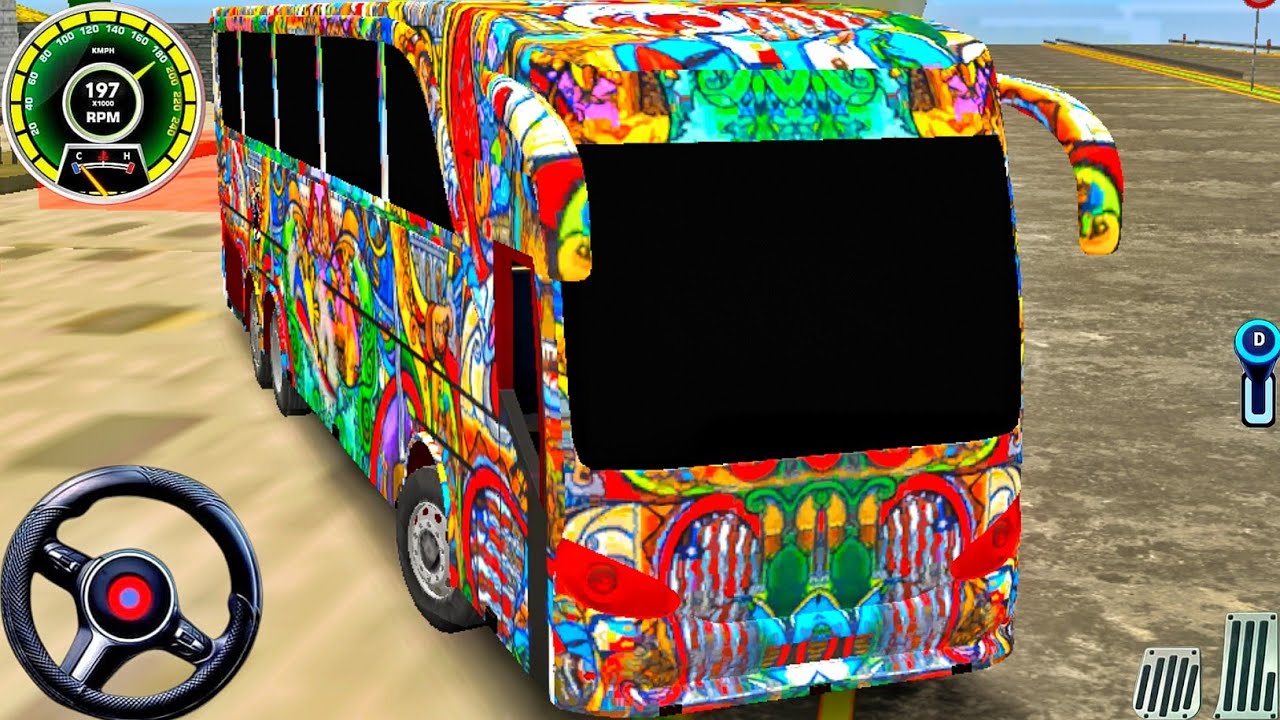 Offroad Coach Bus Simulator 2025: New Bus Driving Simulator Game! Android Gameplay