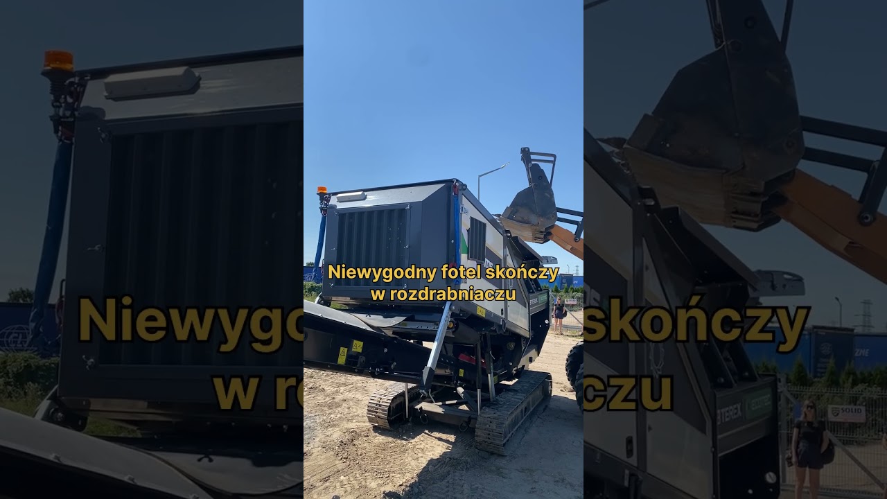 🚜Rozdrabniacz Wolnoobrotowy Terex Ecotec TDS 815