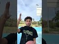 🏀 Blindfolded Fullcourt Challenge Day 4 🏀 #basketball #sports #shorts #challenge #trickshot