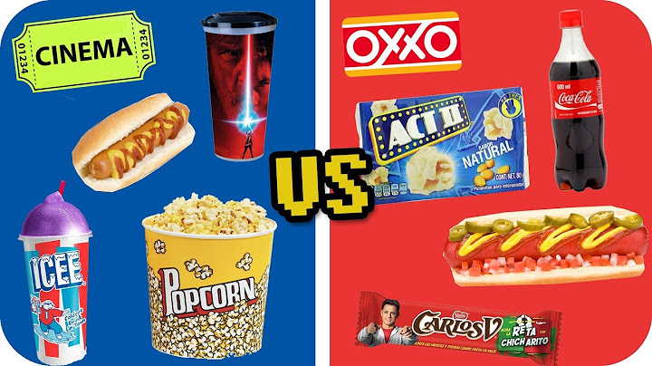 ¿POR QUÉ LA COMIDA DE LOS CINES ES TAN CARA?