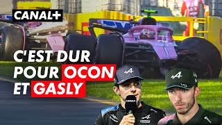 Le crash d'Esteban Ocon et de Pierre Gasly - Grand Prix d'Australie - F1