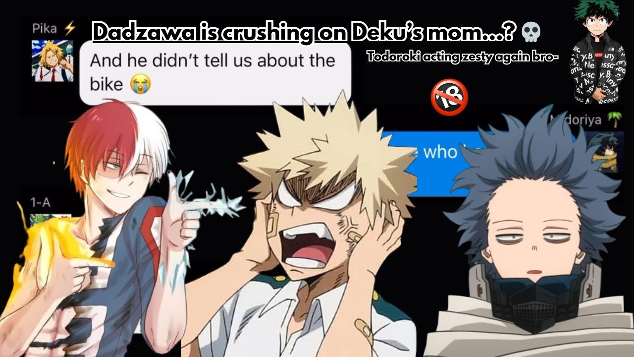 Mina exposes Deku's secret motorcycle account!? | 4k SPECIAL 🎉 | Izumelissa