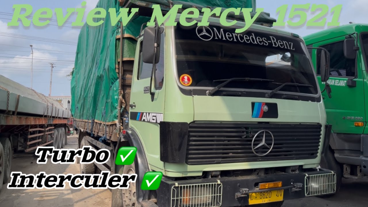 Review Mercedes Benz 1521 , Beli 112 juta gak kecewa , kondisi kabin 90% original.