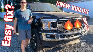 Rebuilding A Wrecked Salvage Title Ford F-150!! EASY FIX?