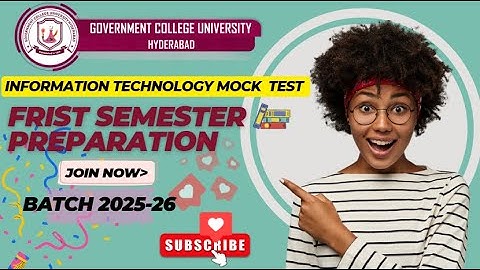 DECODED: First Semester IT Mock Test Scores! Find Your Strengths & Weaknesses /How to Improve /GCUH