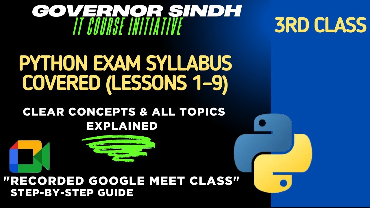 Complete Guide to Python Exam Syllabus | Clear Concepts & All Topics ...
