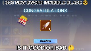 I GOT NEW INVISIBLE BLADE 😎 | IS GOOD FOR PVP? 🤔 IN SKYBLOCK BLOCKMAN GO screenshot 4