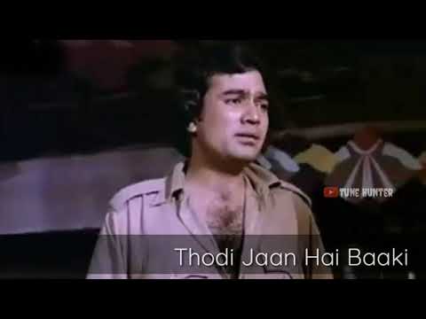 Rasta Rok rahi hai || Main Shayar Badnam Kishore Kumar Rajesh Khanna Sad Status