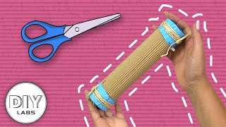 Rain Stick MUSIC INSTRUMENT Paper Roll Craft | Fast-n-Easy | DIY Labs