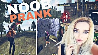 مقلب النوب | عندما تستهزء بك فتاة و تحقرك شاهد ردة الفعل انصدمت  FREE FIRE NOOB PRANK