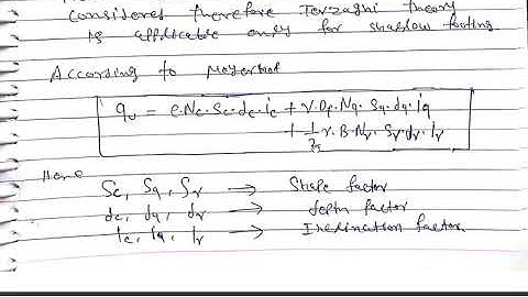 Foundation Engineering Lec-9 (mayerhof theory) for RPSC AEN Mains/SSC JE