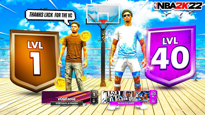 LEGEND SURPRISES ROOKIE WITH VC IN NBA 2K22! LEVEL 40 + LEVEL 1 = BEST DUO! LEGEND HELPS ROOKIE 2K22