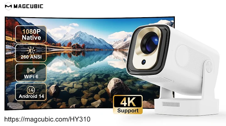 Magcubic HY310 Mini Projector Auto Focus 4K Native 1080P 260ANSI