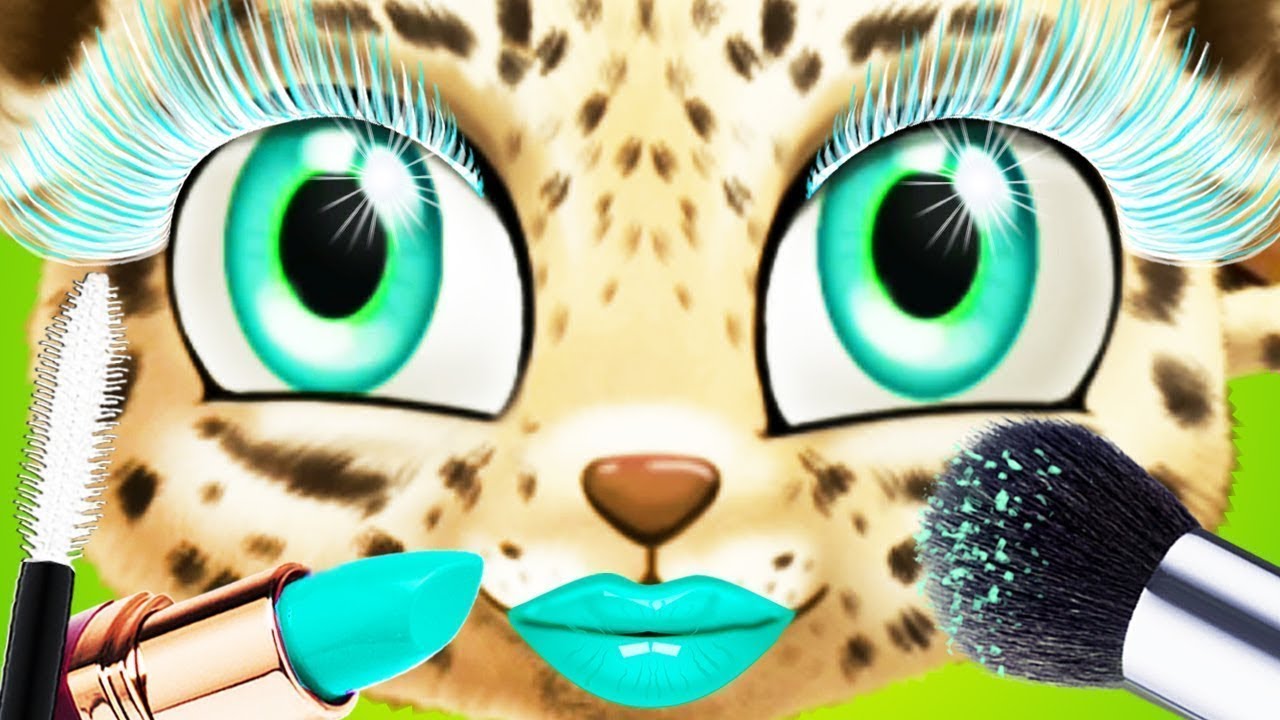 Baby Jungle Animal Hair Salon Fun Animals Care Princess Makeover