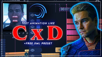 Text Animation🔥 like "CxD Edits" in Alight Motion📈 | Free XML No Password ❎