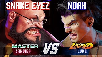 SF6 ▰ SNAKE EYEZ (Zangief) vs NOAHTHEPRODIGY (Luke) ▰ High Level Gameplay