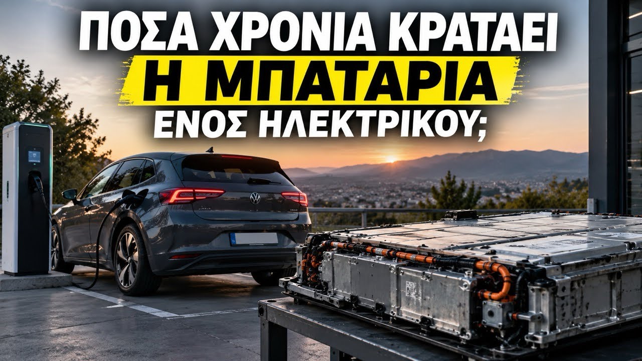 ΠΟΣΑ ΧΡΟΝΙΑ ΚΡΑΤΑΕΙ Η ΜΠΑΤΑΡΙΑ ΕΝΟΣ ΗΛΕΚΤΡΙΚΟΥ ΑΥΤΟΚΙΝΗΤΟΥ; – Video