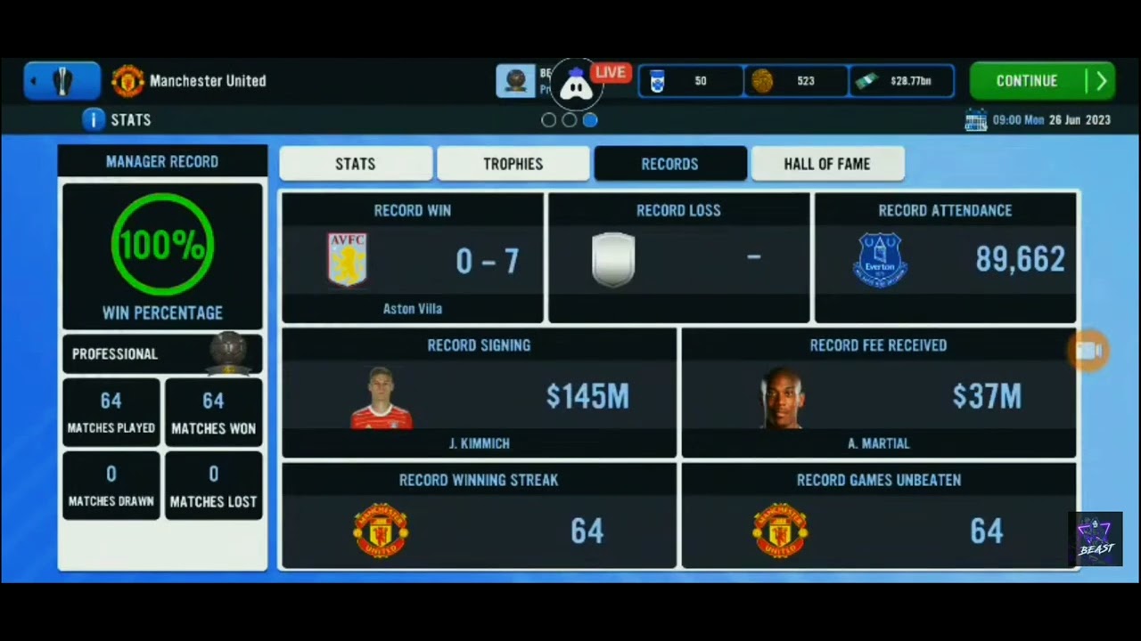 Soccer Manager 23 - Undefeated Tactics 100% Win Percentage SM23 - YouTube
