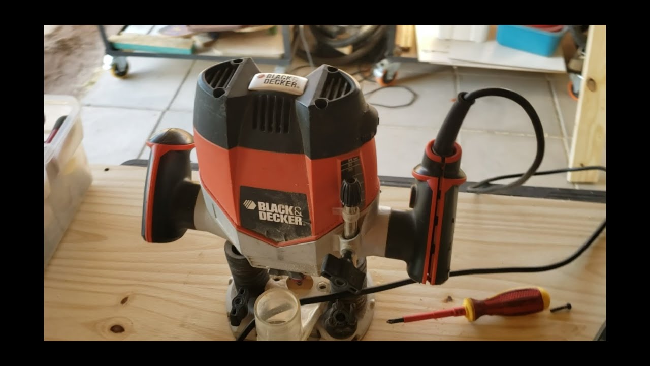 ROUTER FRESADORA BLACK Y DEKER NO ENCIENDE , ¡SOLUCION!