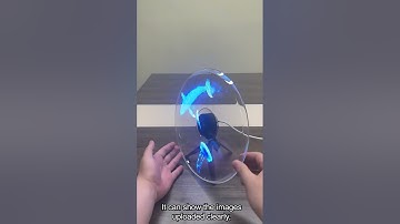 25cm table solution 3D hologram fan