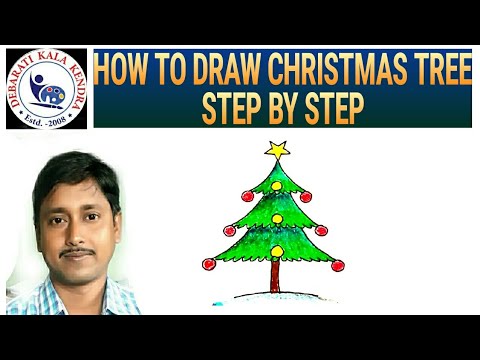 Coloring christmas holiday drawing worksheets sheets printables printable tree winter colouring kinderart getdrawings How to draw CHRISTMAS TREE step by step (NURSERY CLASS) - YouTube