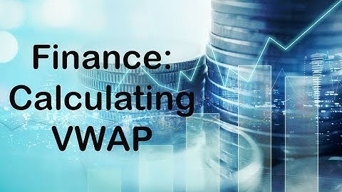 Finance: Calculating VWAP