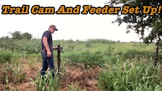 Trail Camera And Deer Feeder Set Up! by Andrew Morris  137 views 11 months ago 3 minutes, 14 seconds