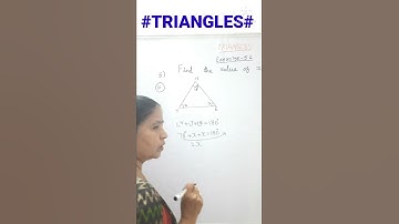 find the angles of a triangles#